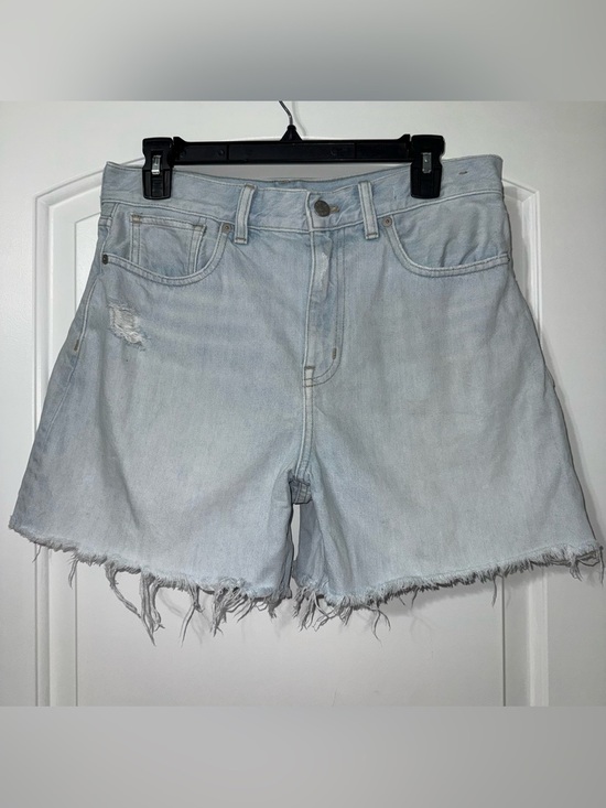 Madewell Pants - MADEWELL Jean Shorts Women 28 The 90s Mid-Length Denim Raw Hem NQ236